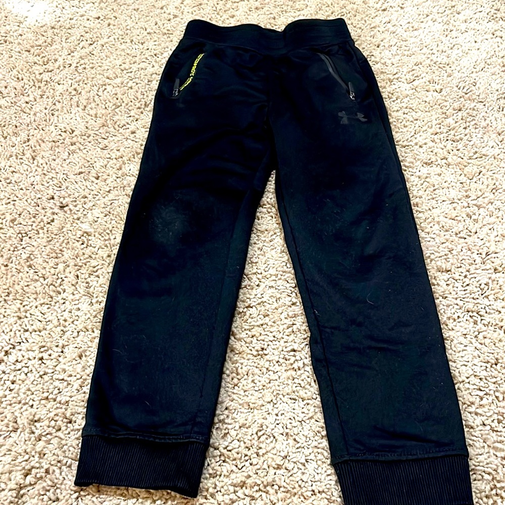 Under Armoir black joggers size 5